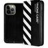 Black and White Stripes iPhone 13 Pro Max Folio Case