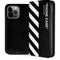 Black and White Stripes iPhone 14 Pro Max Folio Case
