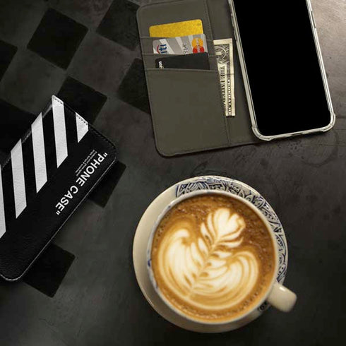 Black and White Stripes iPhone 14 Pro Max Folio Case