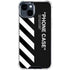 Black and White Stripes iPhone 15 Clear Case