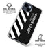 Black and White Stripes iPhone 15 Clear Case