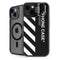 Black and White Stripes iPhone 15 Kickstand Case