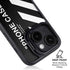Black and White Stripes iPhone 15 Kickstand Case