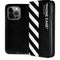 Black and White Stripes iPhone 15 Pro Folio Case