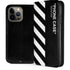 Black and White Stripes iPhone 15 Pro Max Folio Case