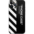 Black and White Stripes iPhone 15 Pro Max Skin