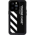 Black and White Stripes iPhone 15 Pro Waterproof Case