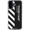 Black and White Stripes iPhone 16 Clear Case