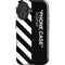 Black and White Stripes iPhone 16 Impact Case