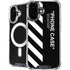 Black and White Stripes iPhone 16 Plus MagSafe Case