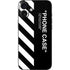 Black and White Stripes iPhone 16 Plus Skin