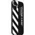 Black and White Stripes iPhone 16 Plus Skin