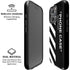 Black and White Stripes iPhone 16 Pro Magsafe Impact Case