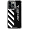 Black and White Stripes iPhone 16 Pro Max Clear Case