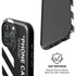 Black and White Stripes iPhone 16 Pro Max Magsafe Impact Case