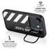 Black and White Stripes iPhone 16e Kickstand Case