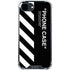 Black and White Stripes iPhone 16e Clear Case