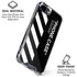 Black and White Stripes iPhone 16e Clear Case