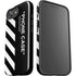 Black and White Stripes iPhone 16e Impact Case