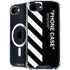 Black and White Stripes iPhone 16e MagSafe Case