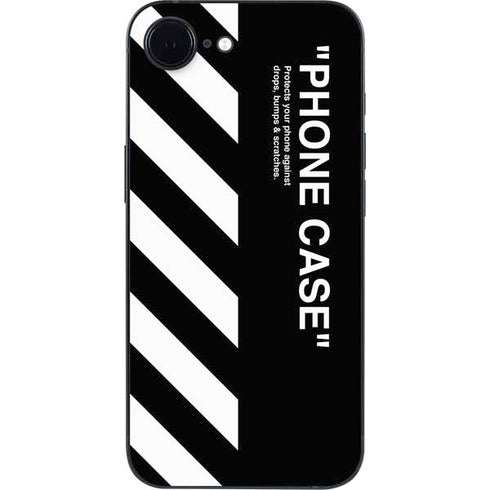 Black and White Stripes iPhone 16e Skin