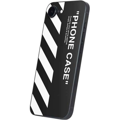 Black and White Stripes iPhone 16e Skin