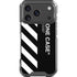 Black and White Stripes iPhone 18 Pro Clear Case
