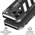 Black and White Stripes iPhone 18 Pro Clear Case