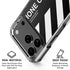 Black and White Stripes iPhone 18 Pro Clear Case