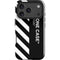 Black and White Stripes iPhone 18 Pro Impact Case
