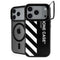 Black and White Stripes iPhone 18 Pro Kickstand Case