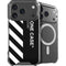 Black and White Stripes iPhone 18 Pro Max MagSafe Case