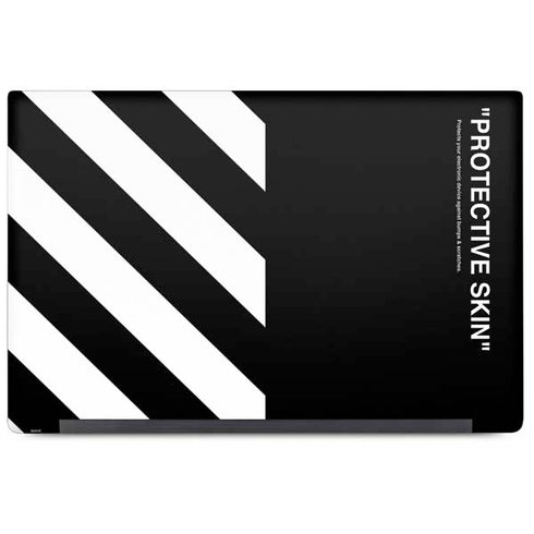 Black and White Stripes Dell Latitude Skin