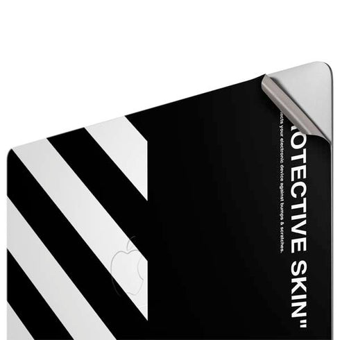 Black and White Stripes Apple MacBook Pro 16-inch Skin