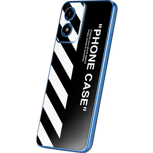 Black and White Stripes Moto G Play 4G (2024) Skin