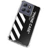 Black and White Stripes Moto G Play 5G (2025) Clear Case