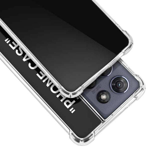 Black and White Stripes Moto G Play 5G (2025) Clear Case