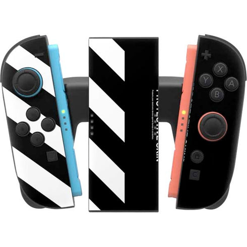 Black and White Stripes Nintendo Switch 2 (2025) Joy-Con Controller Skin