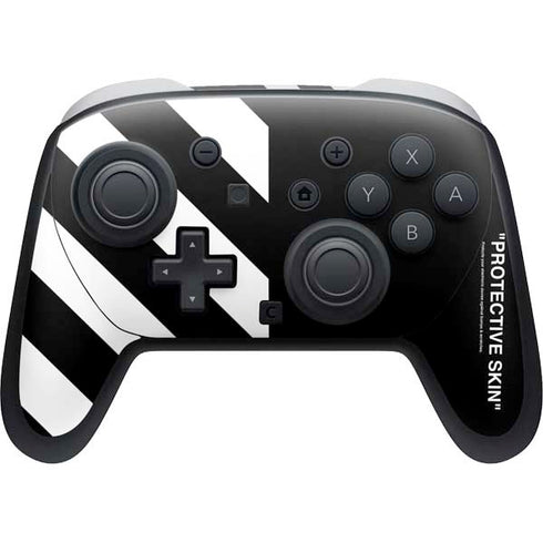Black and White Stripes Nintendo Skins