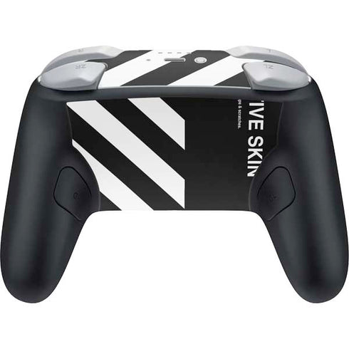 Black and White Stripes Nintendo Switch 2 (2025) Pro Controller Skin