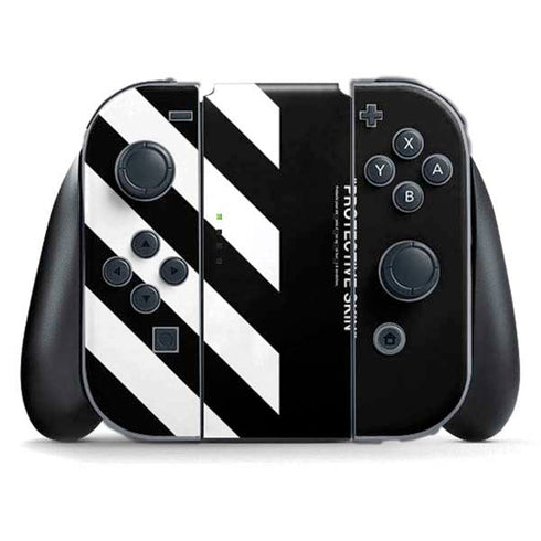 Black and White Stripes Nintendo Skins