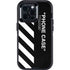 Black and White Stripes Otterbox Defender iPhone Skin