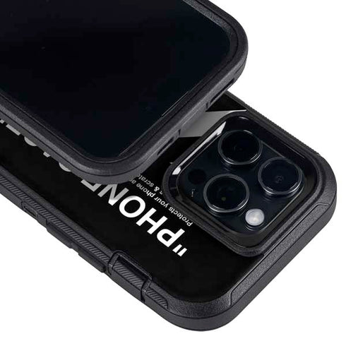 Black and White Stripes Otterbox Defender iPhone Skin