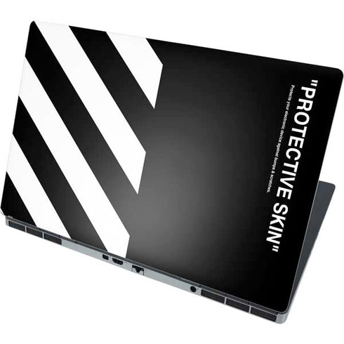 Black and White Stripes Dell Precision Skin