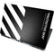 Black and White Stripes Dell Precision Skin