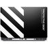 Black and White Stripes Dell Precision Skin