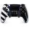 Black and White Stripes PS5 DualSense Edge Pro Controller Skin