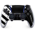 Black and White Stripes PS5 DualSense Edge Pro Controller Skin