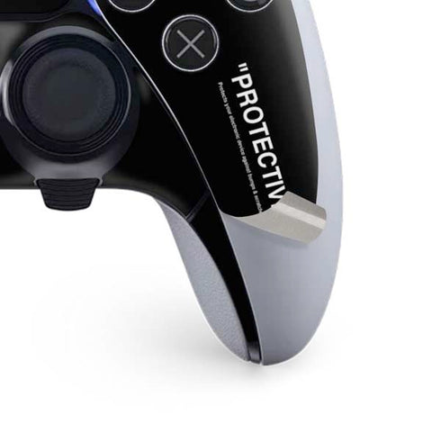 Black and White Stripes PS5 DualSense Edge Pro Controller Skin