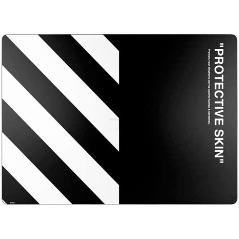 Black and White Stripes Surface Laptop 7 15in Skin